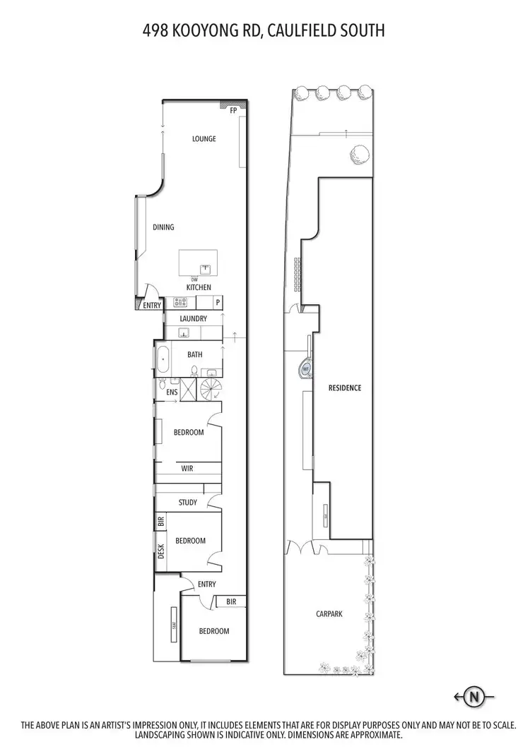 Floorplan of Homely house listing, 498 Kooyong Road, Caulfield South VIC 3162