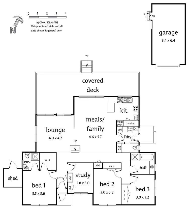 Floorplan of Homely house listing, 24 Sorrel Crescent, Warranwood VIC 3134