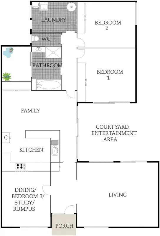 Floorplan of Homely house listing, 91 Lyttleton Crescent, Cook ACT 2614