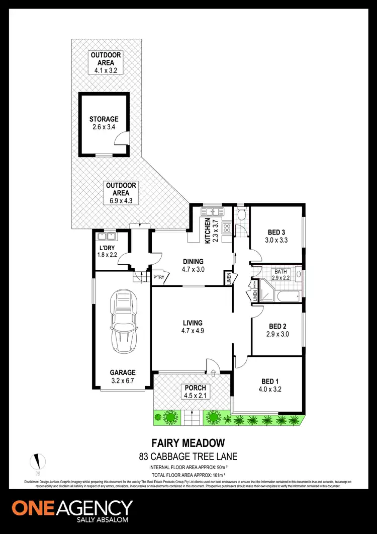 Floorplan of Homely house listing, 83 Cabbage Tree Lane, Fairy Meadow NSW 2519