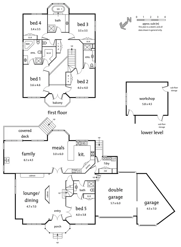 Floorplan of Homely house listing, 1A Deloraine Close, Doncaster East VIC 3109