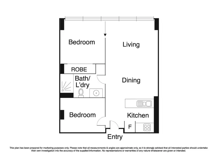 Floorplan of Homely apartment listing, 904/325 Collins Street, Melbourne VIC 3000