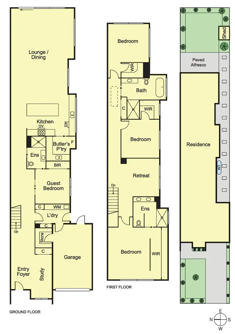 Floorplan of Homely townhouse listing, 76A Moylan Street, Bentleigh East VIC 3165