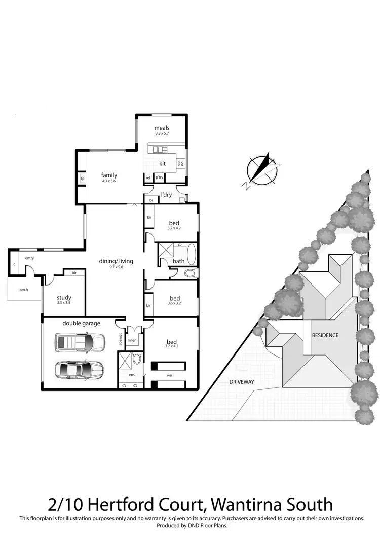 Floorplan of Homely house listing, 2/10 Hertford Court, Wantirna South VIC 3152