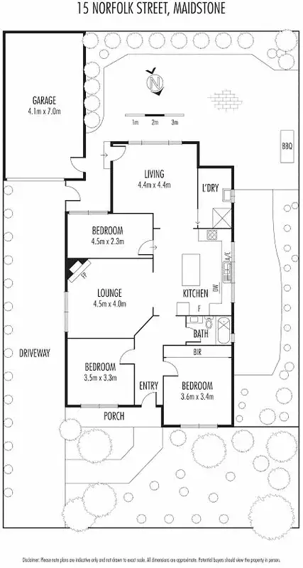 Floorplan of Homely house listing, 15 Norfolk Street, Maidstone VIC 3012