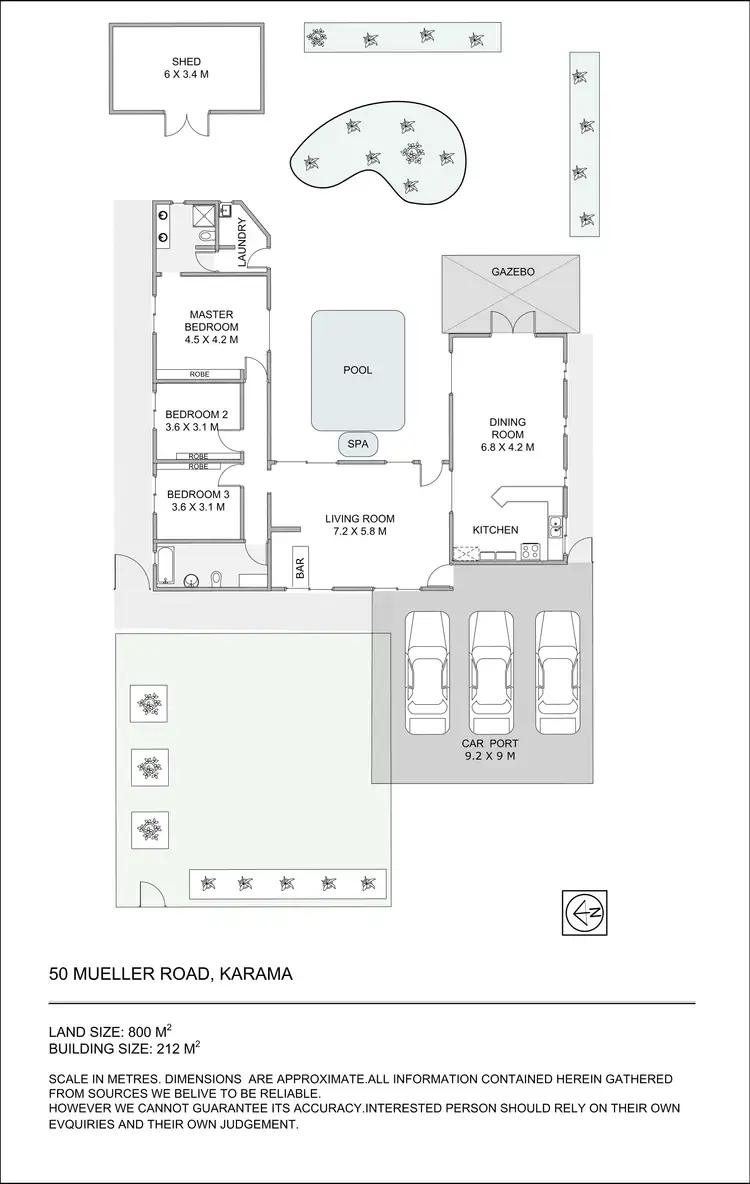 Floorplan of Homely house listing, 50 Mueller Road, Karama NT 812