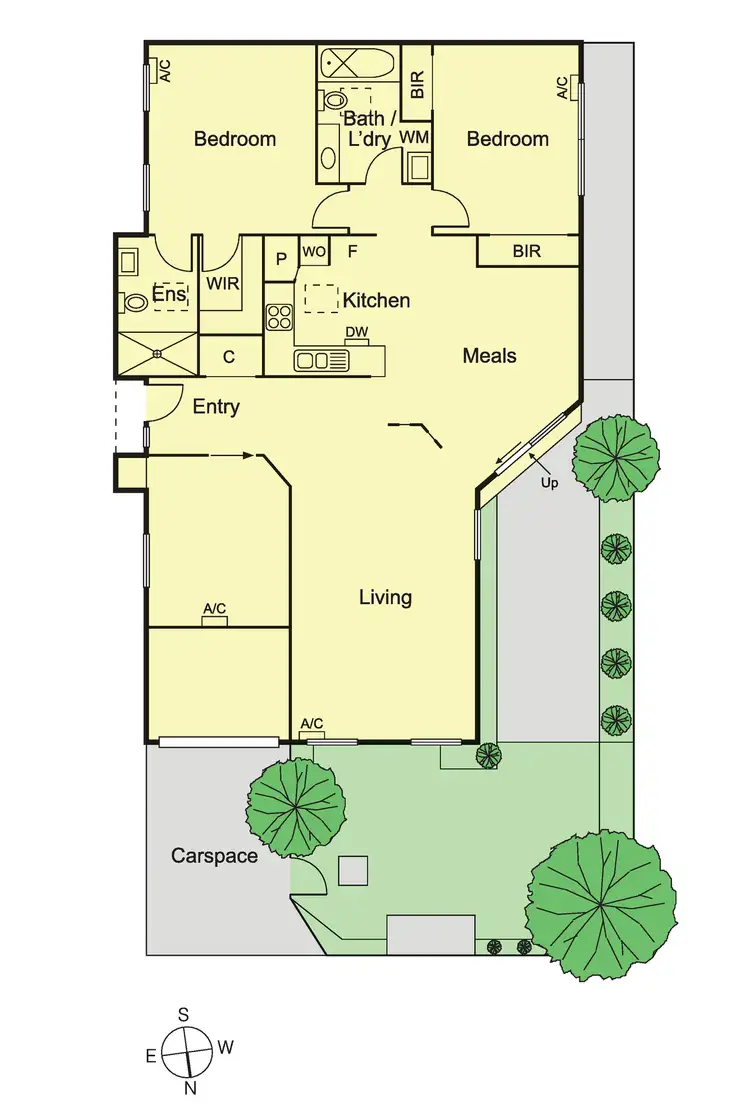 Floorplan of Homely villa listing, 1/13 Neerim Road, Caulfield VIC 3162