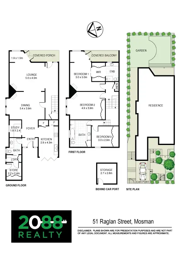 Floorplan of Homely house listing, 51 Raglan Street, Mosman NSW 2088