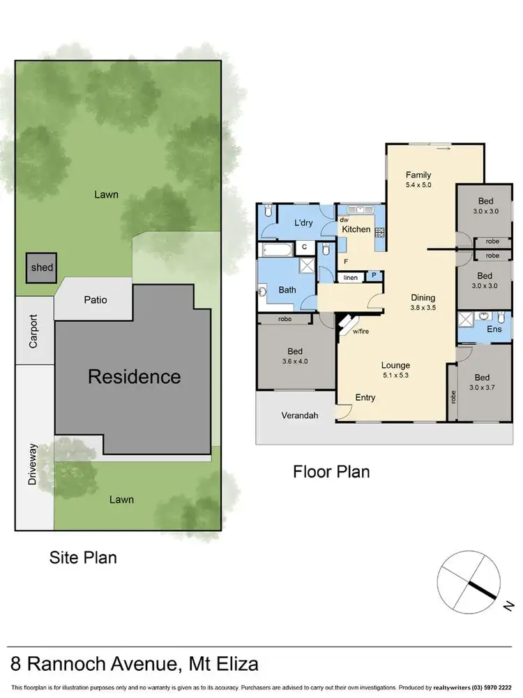Floorplan of Homely house listing, 8 Rannoch Avenue, Mount Eliza VIC 3930