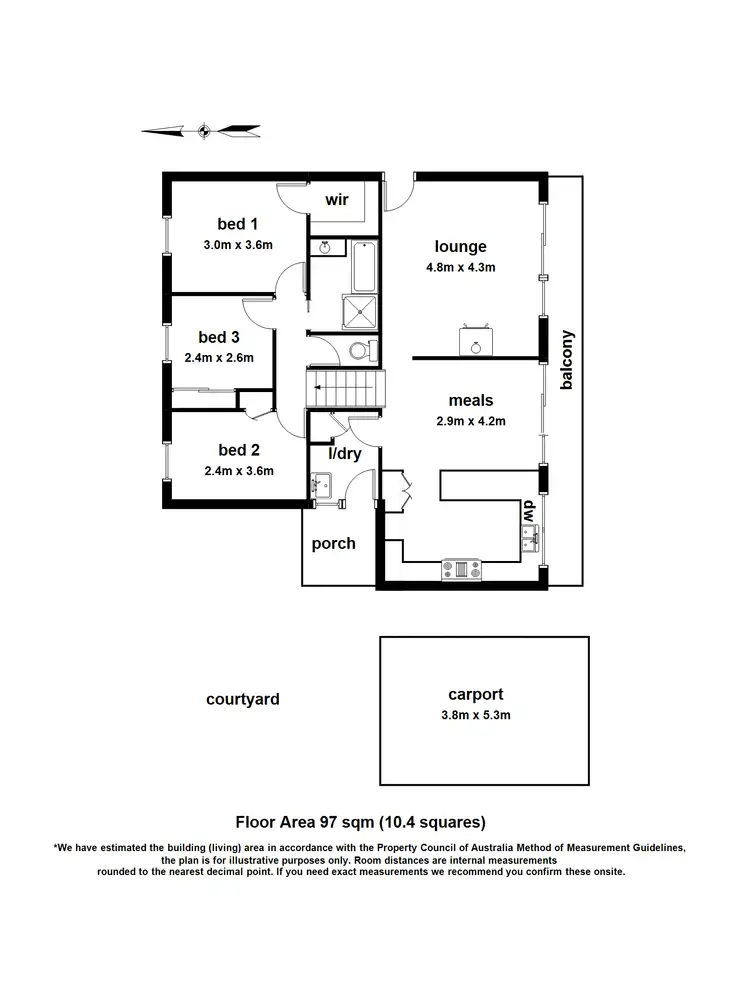 Floorplan of Homely house listing, 3 Hardham Street, Belgrave VIC 3160
