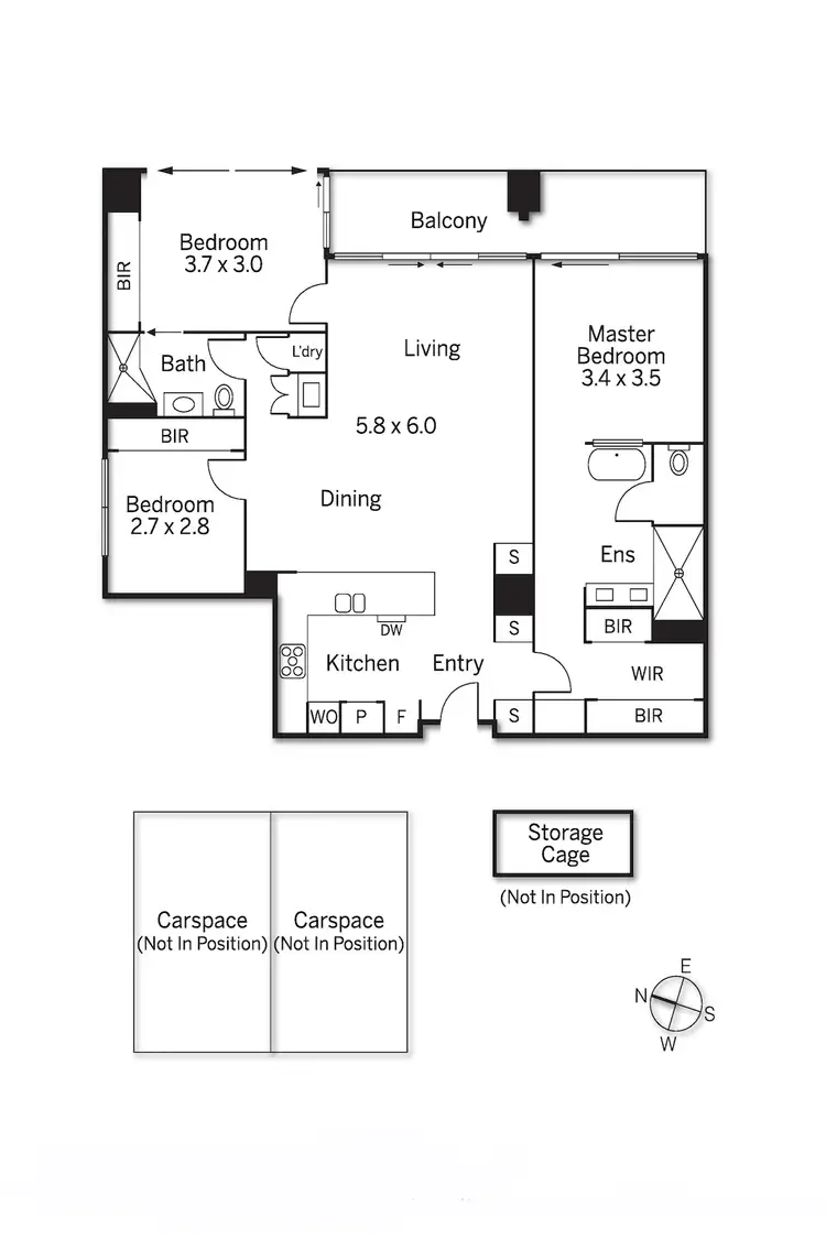 Floorplan of Homely apartment listing, 806/499 St Kilda Road, Melbourne VIC 3004