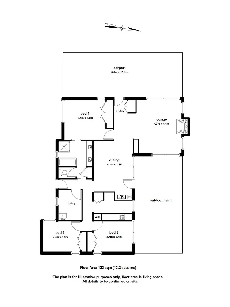 Floorplan of Homely house listing, 61 View Road, The Patch VIC 3792