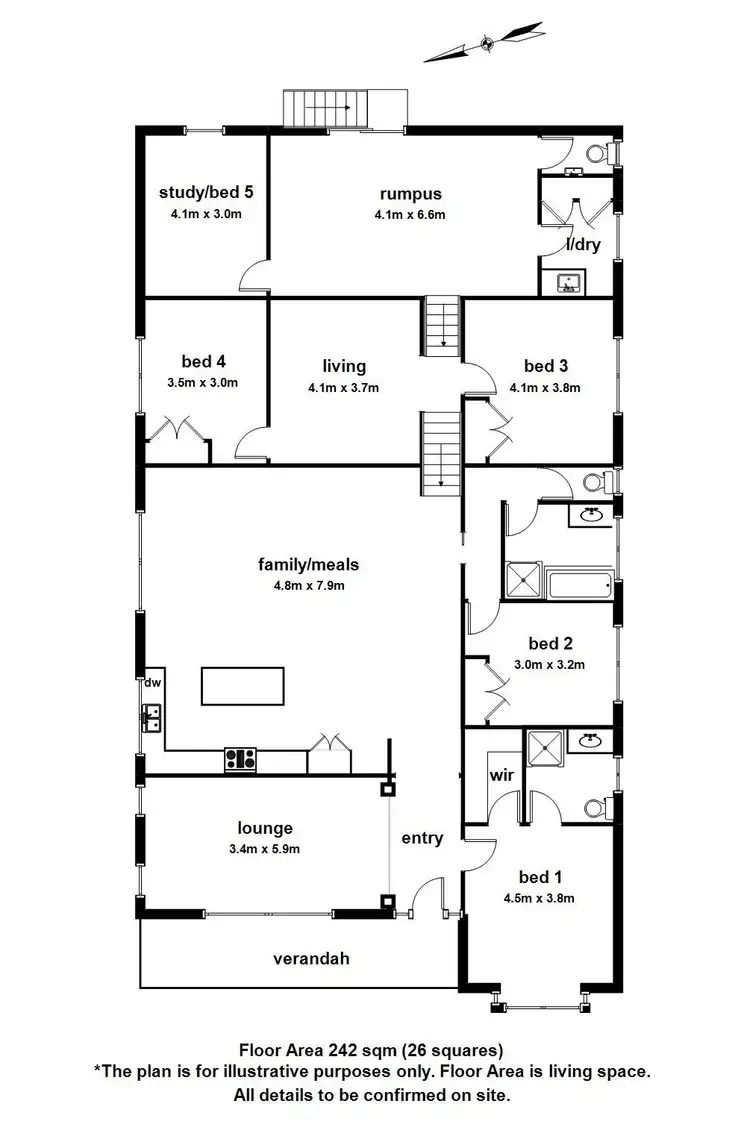 Floorplan of Homely house listing, 5/41 Howard Street, Seville VIC 3139