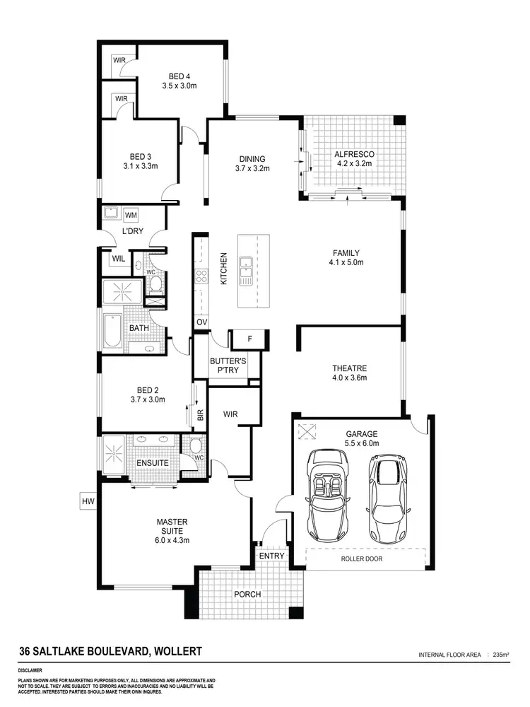 Floorplan of Homely house listing, 36 Saltlake Boulevard, Wollert VIC 3750