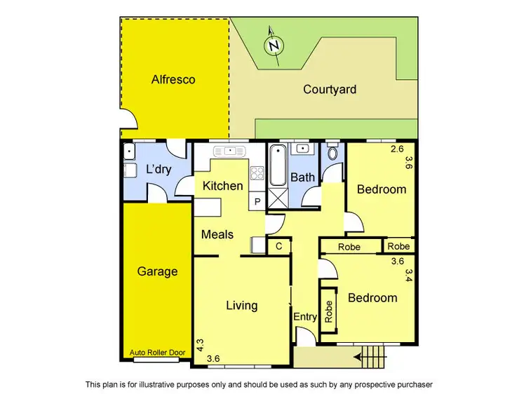 Floorplan of Homely unit listing, 12/3 McDowell Street, Greensborough VIC 3088