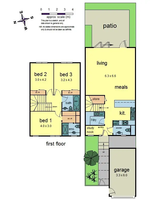 Floorplan of Homely townhouse listing, 3/30 Fromhold Drive, Doncaster VIC 3108