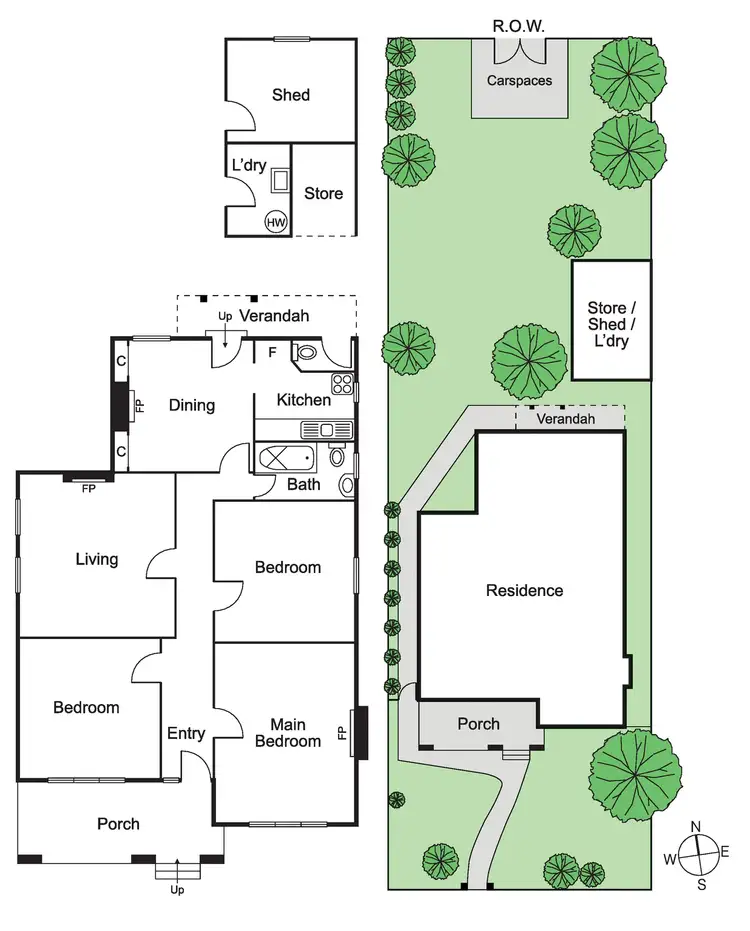 Floorplan of Homely house listing, 58 Narong Road, Caulfield North VIC 3161