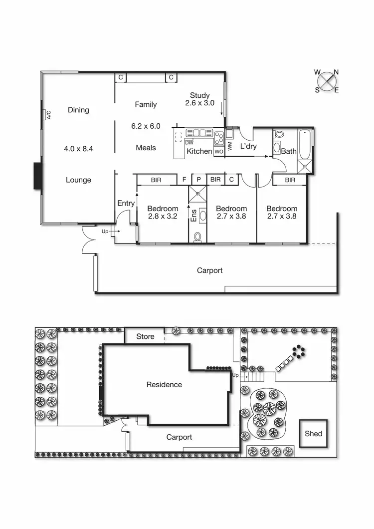 Floorplan of Homely house listing, 135 Elder Street, Greensborough VIC 3088