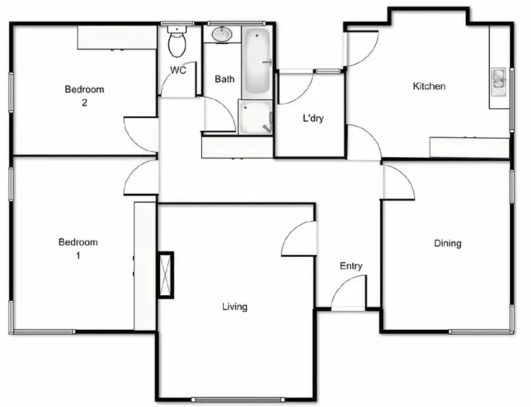 Floorplan of Homely house listing, 18 Bannister Gardens, Griffith ACT 2603