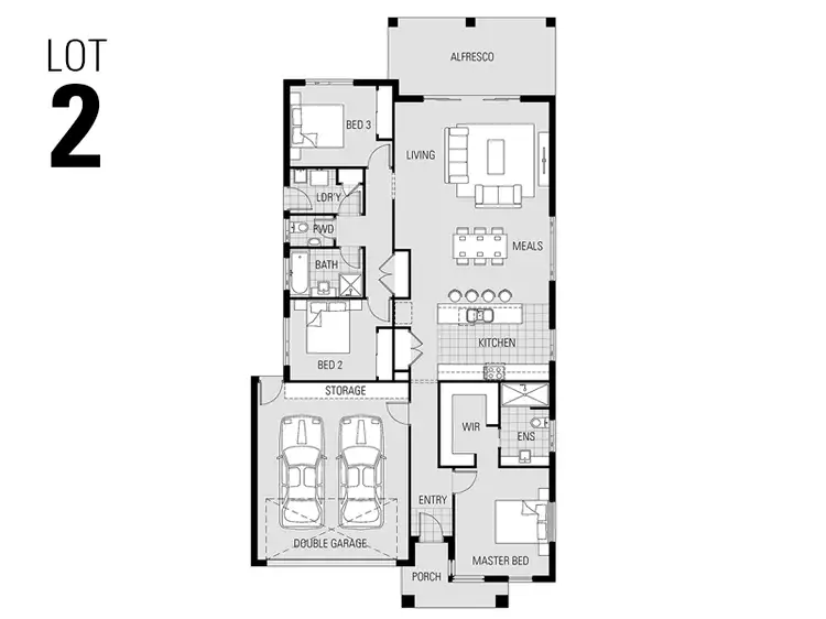 Floorplan of Homely unit listing, 92/1030 Cranbourne-Frankston Road, Cranbourne VIC 3977