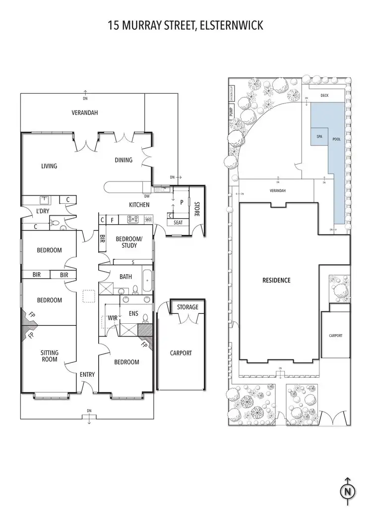 Floorplan of Homely house listing, 15 Murray Street, Elsternwick VIC 3185