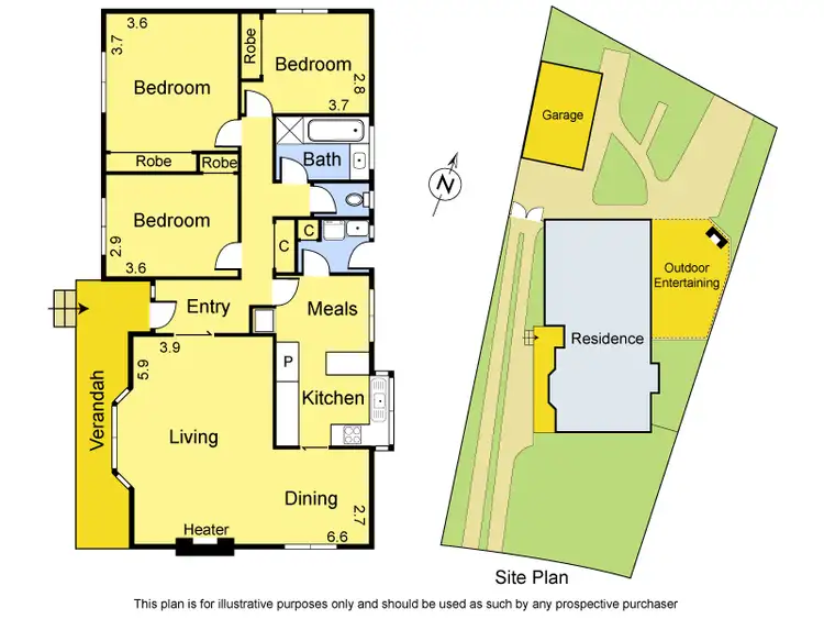 Floorplan of Homely house listing, 27 Aminya Crescent, Yallambie VIC 3085