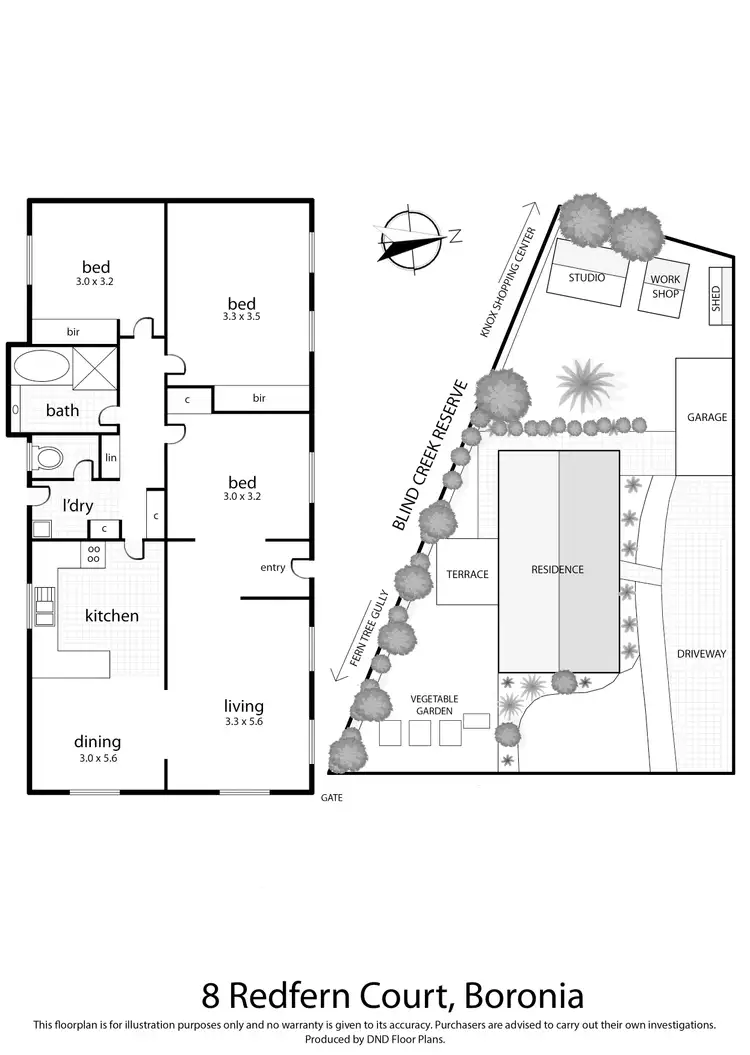 Floorplan of Homely house listing, 8 Redfern Court, Boronia VIC 3155