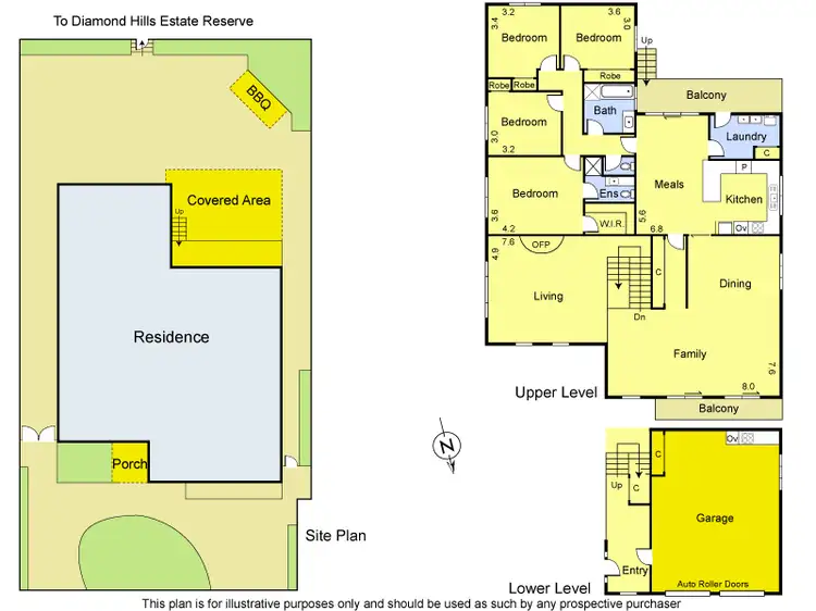 Floorplan of Homely house listing, 240 Plenty River Drive, Greensborough VIC 3088