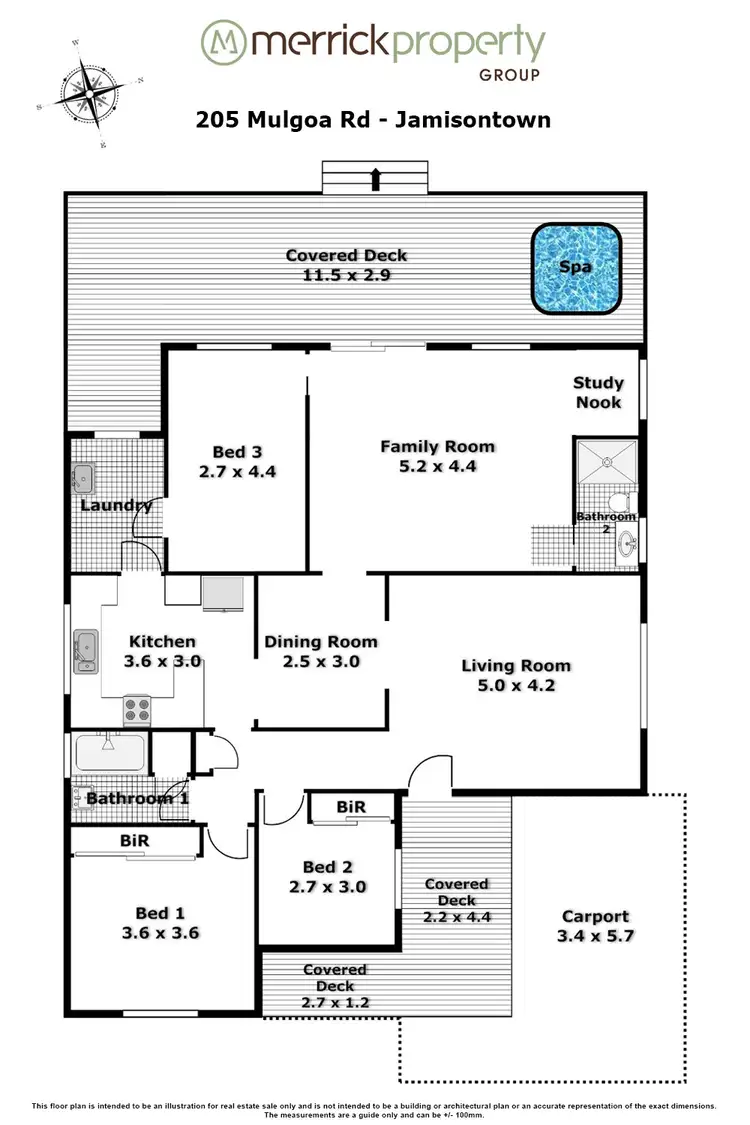 Floorplan of Homely house listing, 205 Mulgoa Road, Jamisontown NSW 2750