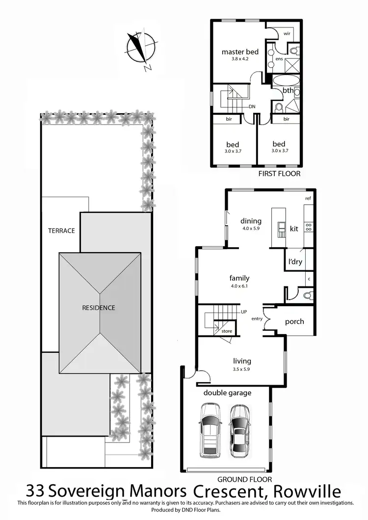 Floorplan of Homely house listing, 33 Sovereign Manors Crescent, Rowville VIC 3178