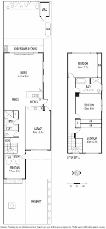 Floorplan of Homely townhouse listing, 117a Grieve Parade, Altona VIC 3018