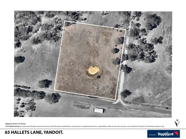 Floorplan of Homely land listing, 65 Hallets Lane, Yandoit VIC 3461