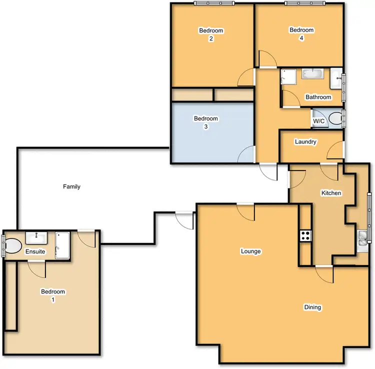 Floorplan of Homely house listing, 4 Wynter Place, Hughes ACT 2605