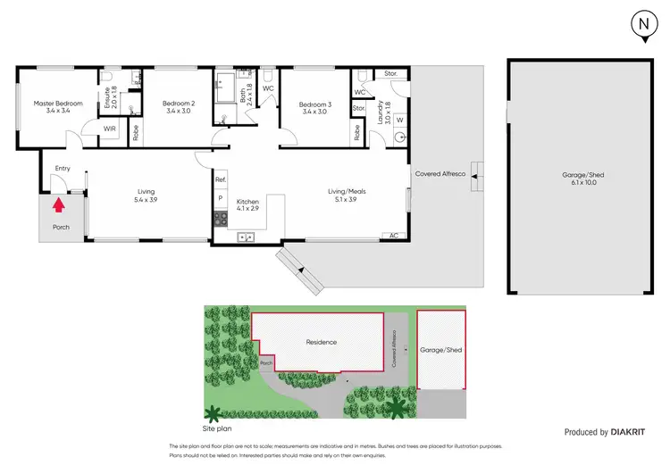 Floorplan of Homely house listing, 180 Sixth Avenue, Rosebud VIC 3939