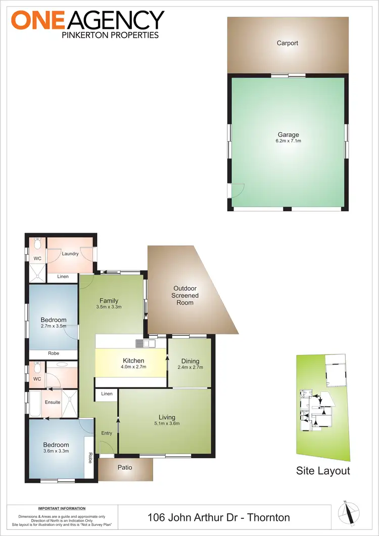 Floorplan of Homely house listing, 106 John Arthur Avenue, Thornton NSW 2322