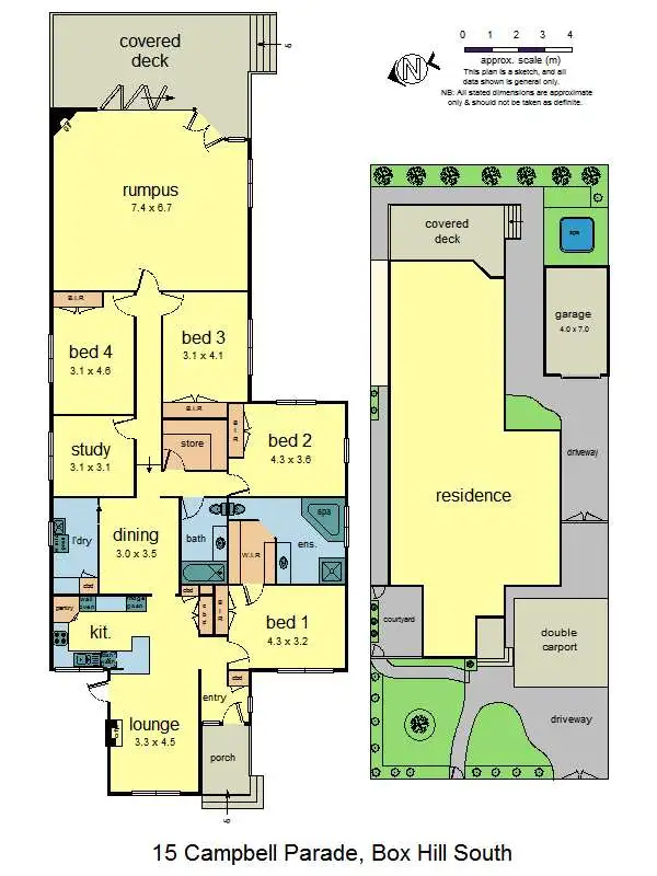 Floorplan of Homely house listing, 15 Campbell Parade, Box Hill South VIC 3128