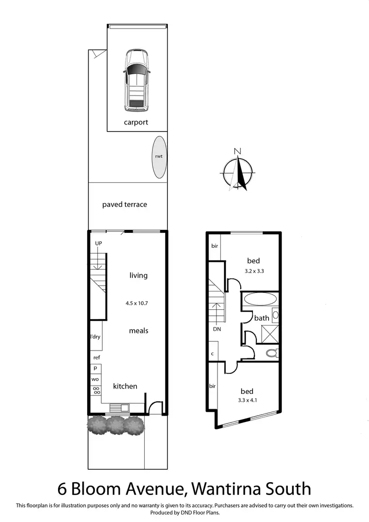 Floorplan of Homely house listing, 6 Bloom Avenue, Wantirna South VIC 3152