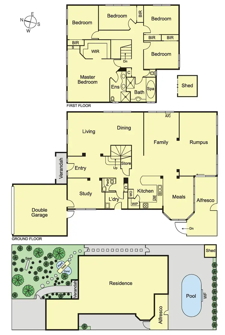 Floorplan of Homely house listing, 4 Wilgra Crescent, Caulfield VIC 3162