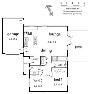 Floorplan of Homely townhouse listing, 3/32 Bonnie View Road, Croydon North VIC 3136