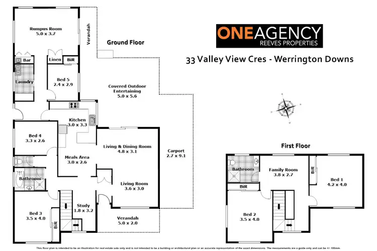 Floorplan of Homely house listing, 33 Valleyview Crescent, Werrington Downs NSW 2747