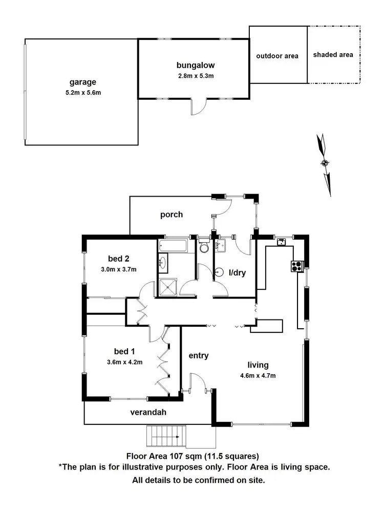Floorplan of Homely house listing, 1 Hawthorn Lane, Belgrave Heights VIC 3160