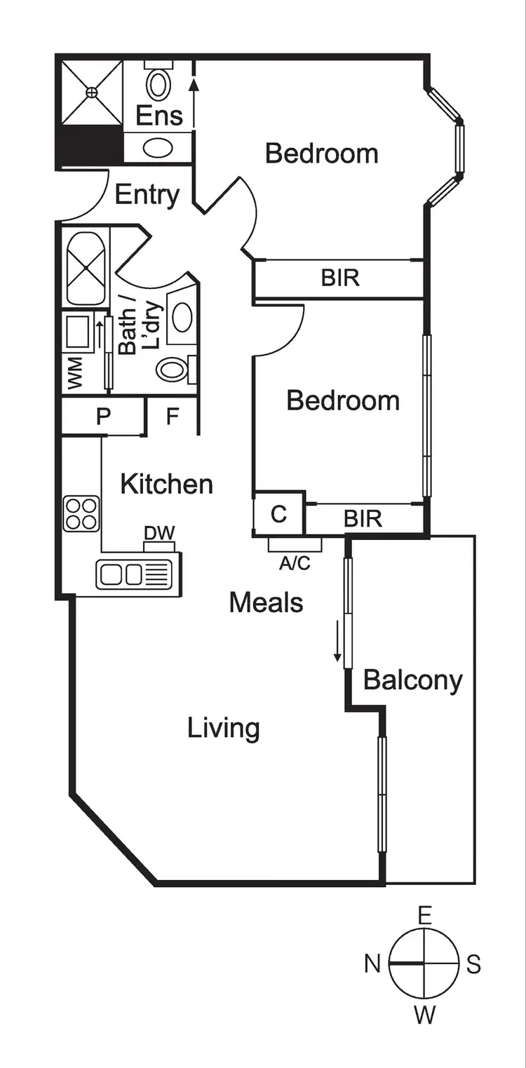 Floorplan of Homely apartment listing, 16A/153 Hawthorn Road, Caulfield North VIC 3161