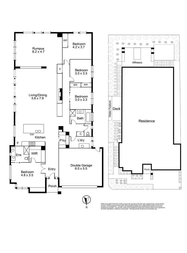 Floorplan of Homely house listing, 54 Francesca Drive, Mernda VIC 3754