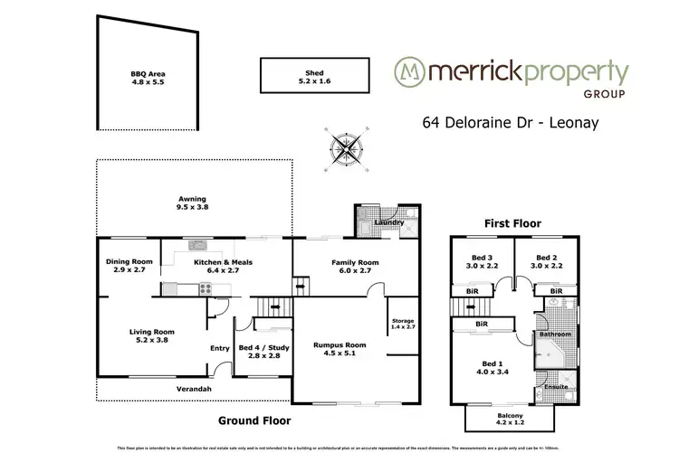 Floorplan of Homely house listing, 64 Deloraine Drive, Leonay NSW 2750