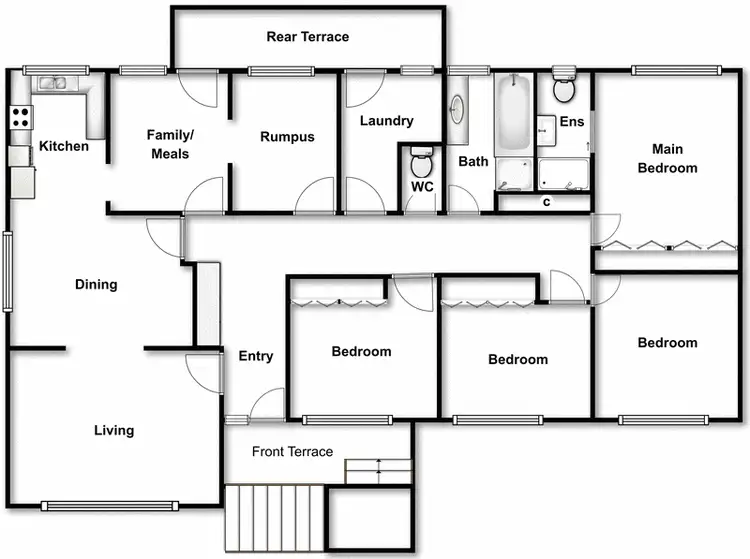 Floorplan of Homely house listing, 36 Flanagan Street, Garran ACT 2605