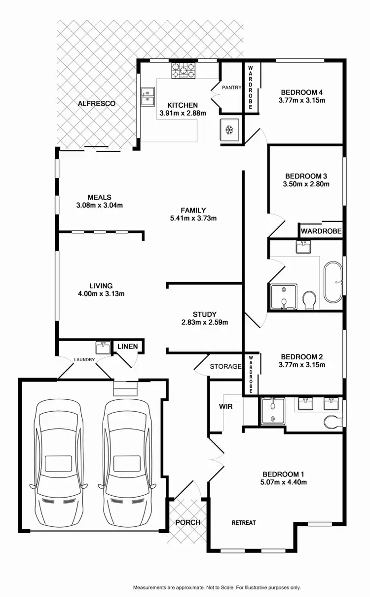 Floorplan of Homely house listing, 8 Graziers Way, Carnes Hill NSW 2171
