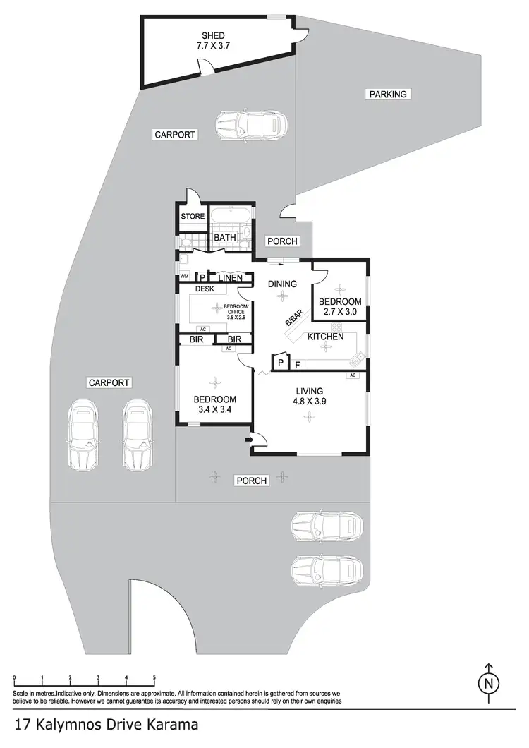 Floorplan of Homely house listing, 17 Kalymnos Drive, Karama NT 812