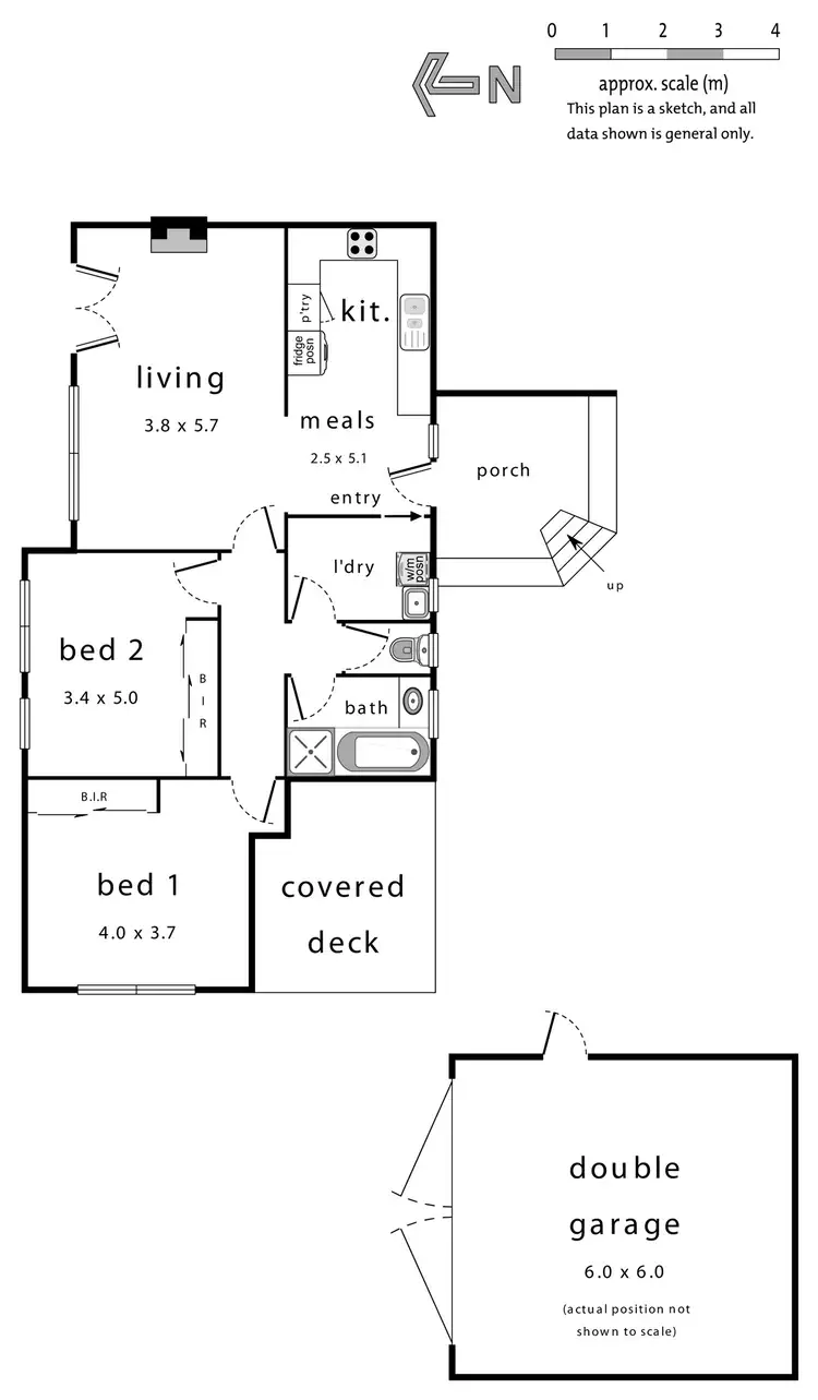 Floorplan of Homely unit listing, 15 Lena Grove, Ringwood VIC 3134