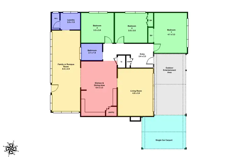 Floorplan of Homely house listing, 247 Dowling Street, Wendouree VIC 3355