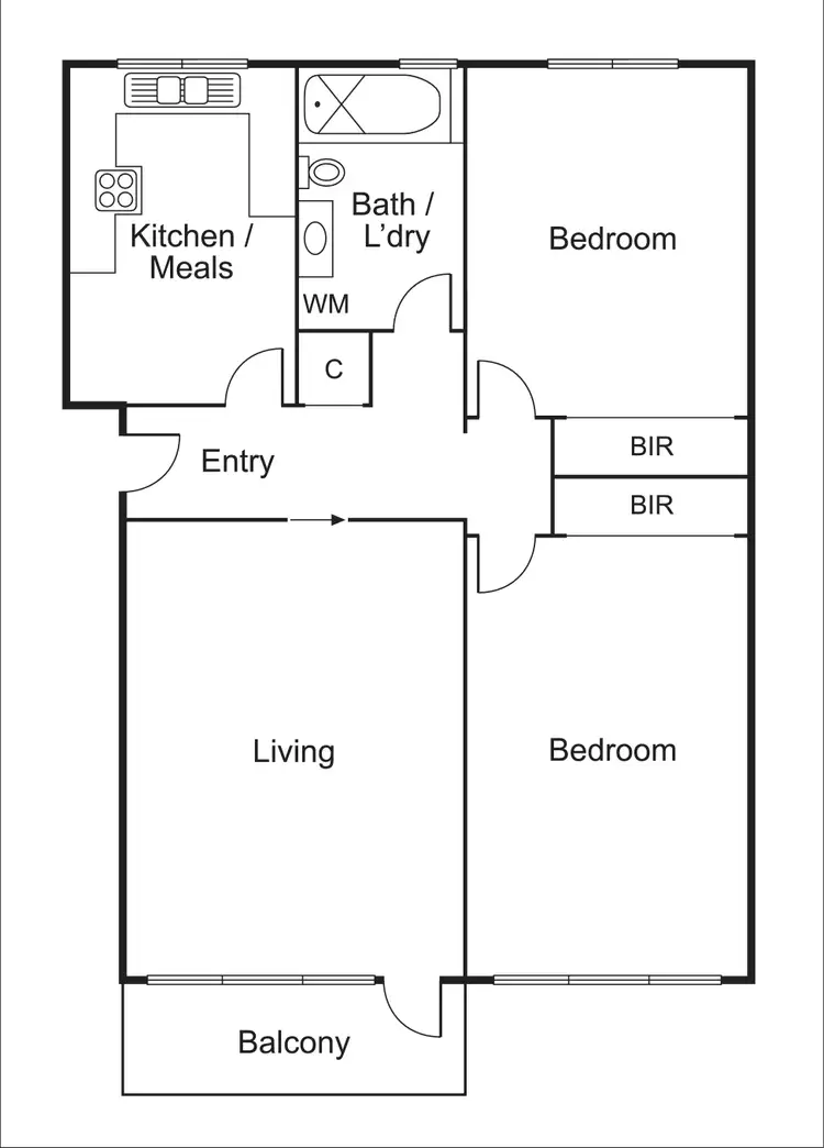 Floorplan of Homely apartment listing, 5/11 Whitmuir Road, Bentleigh VIC 3204